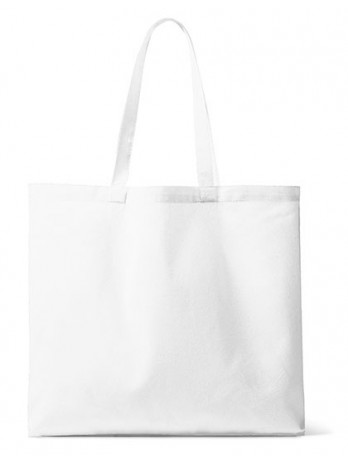 Organic Canvas Carrier Bag Medium Long Handle London 02