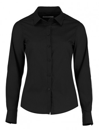 Women´s Tailored Fit Poplin Shirt Long Sleeve