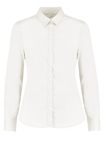 Women´s Tailored Fit Stretch Oxford Shirt Long Sleeve