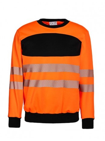 EOS Hi-Vis Workwear Sweatshirt With Printing Area