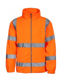 Hi-Vis Safety Fleece-Jacket...