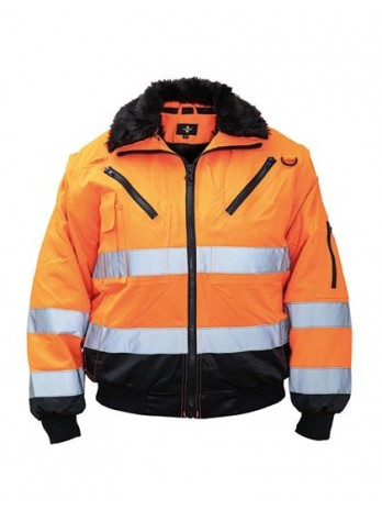 Robust 4-in-1 Hi-Vis Pilot Jacket Oslo