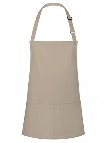 Short Bib Apron Basic With...