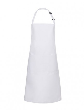 Oversized Bib Apron Basic with Buckle and Pocket