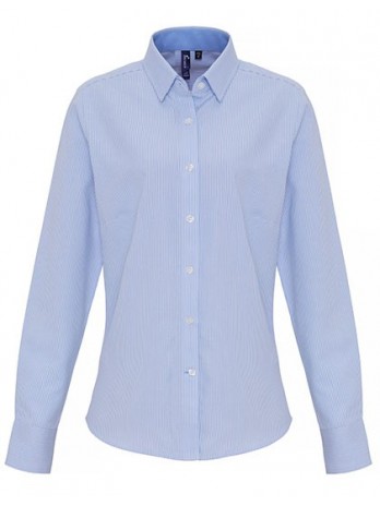 Women´s Cotton Rich Oxford Stripes Shirt