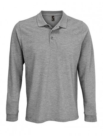 Unisex Long Sleeve Polycotton Polo Shirt