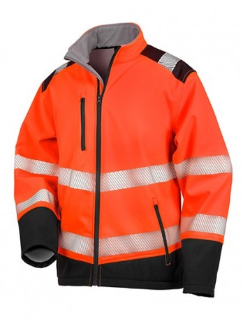 Printable Ripstop Safety Softshell Jacket