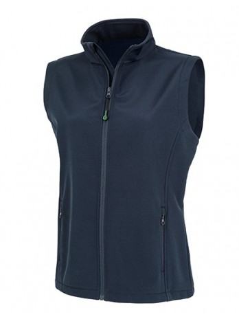 Women´s Recycled 2-Layer Printable Softshell Bodywarmer