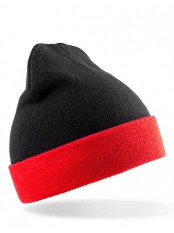 Recycled Black Compass Beanie