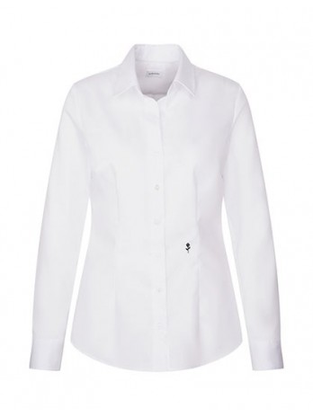 Women´s Blouse Slim Fit Fine Twill Longsleeve