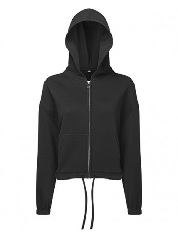 Women´s Recycled Drawstring Full-Zip Hoodie