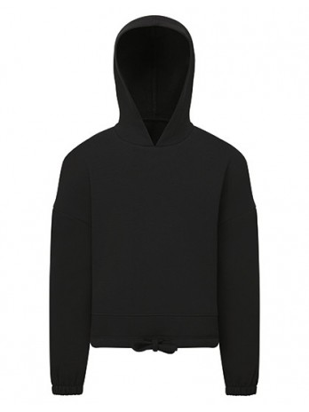 Kids Recycled Cropped Oversize Hoodie