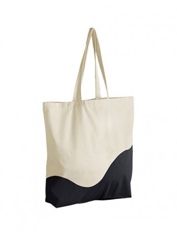 Organic Cotton Wave Print Maxi Bag