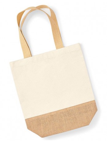 Jute Base Canvas Shopper