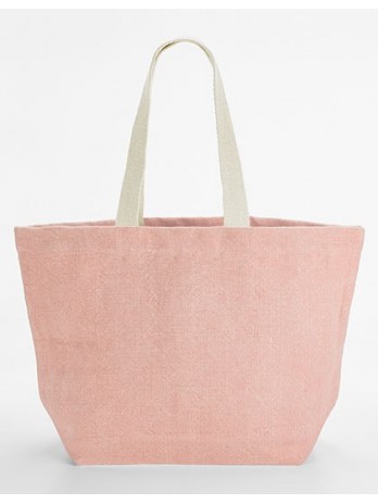 Soft Washed Jute Beach Bag