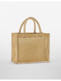 Natural Starched Jute Midi Bag