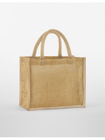 Natural Starched Jute Midi Bag