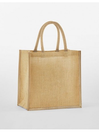 Natural Starched Jute Mini Gift Bag