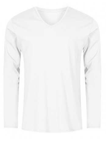 Men´s V-Neck T-Shirt Long Sleeve