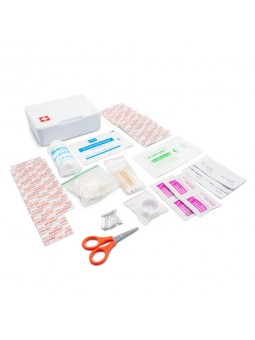 Apteczka w plastikowym...