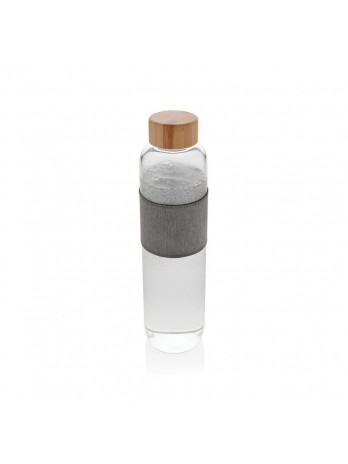 Szklana butelka 750 ml w pokrowcu