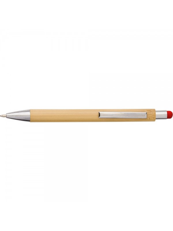 Bambusowy długopis, touch pen