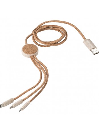Korkowy kabel do ładowania
