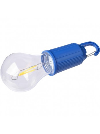 Wisząca lampka "żarówka", karabińczyk