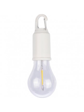 Wisząca lampka "żarówka", karabińczyk