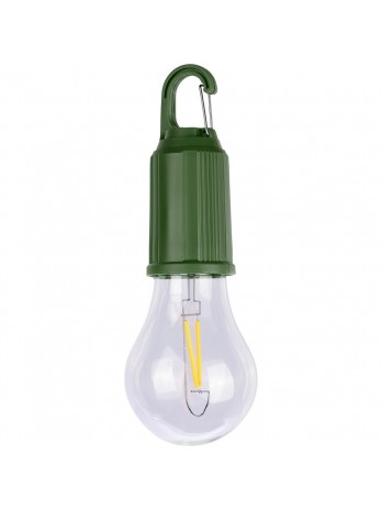 Wisząca lampka "żarówka", karabińczyk