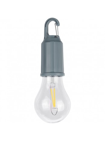 Wisząca lampka "żarówka", karabińczyk