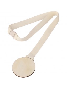 Drewniany medal