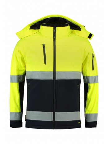 Softshell kurtka unisex Bi-color EN ISO 20471 Softshell